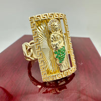 Gold Saint Jude (San Judas) Ring