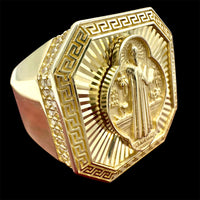 Gold Saint Benedict (San Benito) Ring