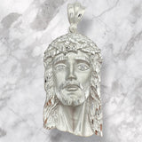2.8” Gold Jesus Face Pendant (available in yellow & white gold)
