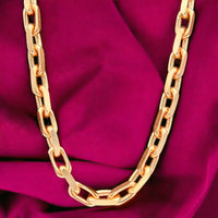 5mm 14k Rose Gold Solid Anchor Link Chain