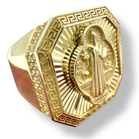 Gold Saint Benedict (San Benito) Ring