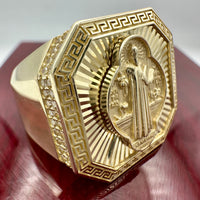 Gold Saint Benedict (San Benito) Ring