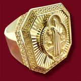 Gold Saint Benedict (San Benito) Ring
