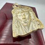2.8” Gold Jesus Face Pendant (available in yellow & white gold)