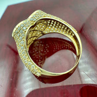 14k Two-tone Gold Heart Ring