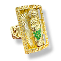 Gold Saint Jude (San Judas) Ring