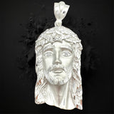 2.8” Gold Jesus Face Pendant (available in yellow & white gold)