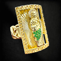 Gold Saint Jude (San Judas) Ring