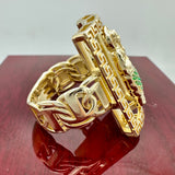 Gold Saint Jude (San Judas) Ring