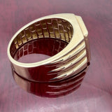 14k Gold Black Onyx Ring