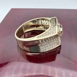 Yellow Gold 3D Star Ring