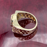 14k Gold Fancy Jesus Head Ring