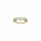 14k Gold Stackable Hearts Ring