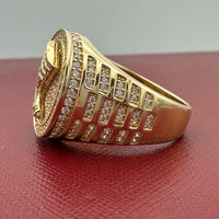 14K Gold 3D Nefertiti Ring