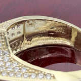 Yellow Gold 3D Star Ring