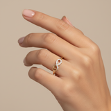 14k Gold Stackable Infinity Ring