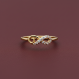 14k Gold Stackable Infinity Ring
