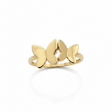 14k Gold Stackable Butterflies Ring