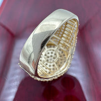14K Two-tone Gold Religious Ring