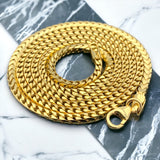 2.3MM 14k Yellow Gold Solid Franco Chain