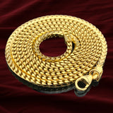 2.3MM 14k Yellow Gold Solid Franco Chain
