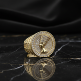 14K Gold 3D Nefertiti Ring