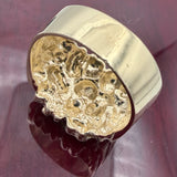 14k Gold Solid Nugget Ring