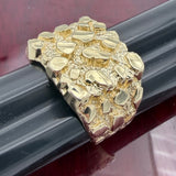 14k Gold Solid Nugget Ring