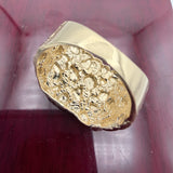 14k Gold Solid Nugget Ring
