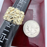 14k Gold Solid Nugget Ring
