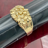 14k Gold Nugget Ring