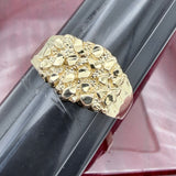 14k Gold Nugget Ring