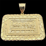 14K Yellow Gold Last Supper Pendant