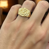 14k Gold Nugget Ring
