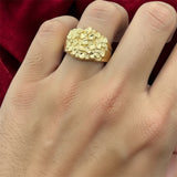 14k Gold Nugget Ring
