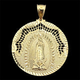 14K Gold Virgin Mary (Our Lady of Guadalupe) Pendant