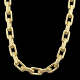 5mm 14k Yellow Gold Solid Anchor Link Chain