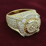 14K Yellow Gold Cake Ring
