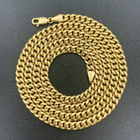 4.5mm 14k Gold Miami Cuban Link Chain