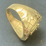 10K Gold and C/Z Royal Crown Men’s Rings