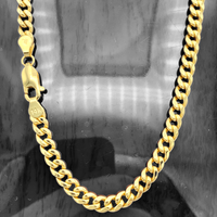 4.5mm 14k Gold Miami Cuban Link Chain