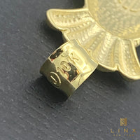 10K Gold Money Bag Pendant