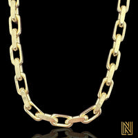 5mm 14k Yellow Gold Solid Anchor Link Chain