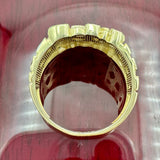 14K Yellow Gold Nugget Ring
