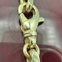 5mm 14k Yellow Gold Solid Anchor Link Chain