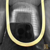 3.3mm 14k Yellow Gold Herringbone Necklace