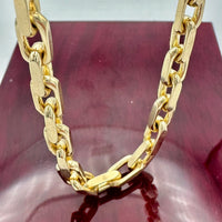 5mm 14k Yellow Gold Solid Anchor Link Chain