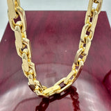 5mm 14k Yellow Gold Solid Anchor Link Chain