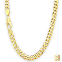 4.5mm 14k Gold Miami Cuban Link Chain