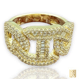 14K Gold Fancy Mariner Link Ring
